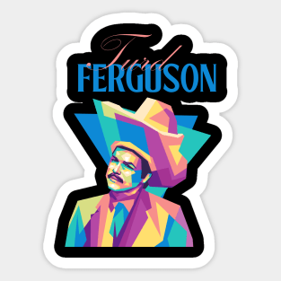 Turd Ferguson poster Sticker